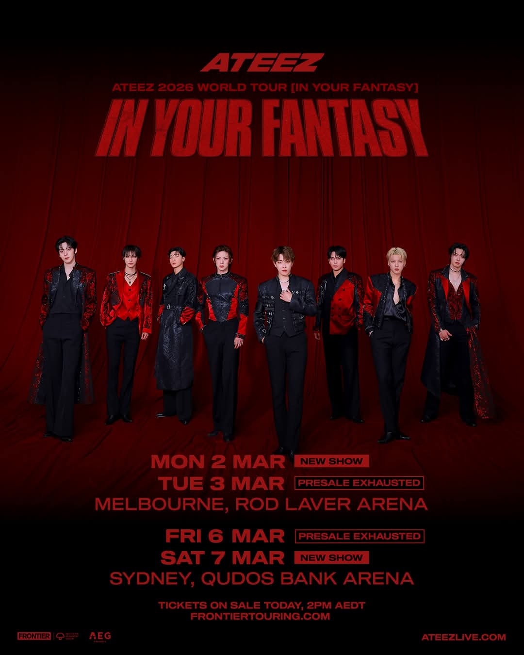 ATEEZ SYDNEY FANSIGN MAKESTAR ATEEZ 13TH MINI ALBUM [GOLDEN HOUR
