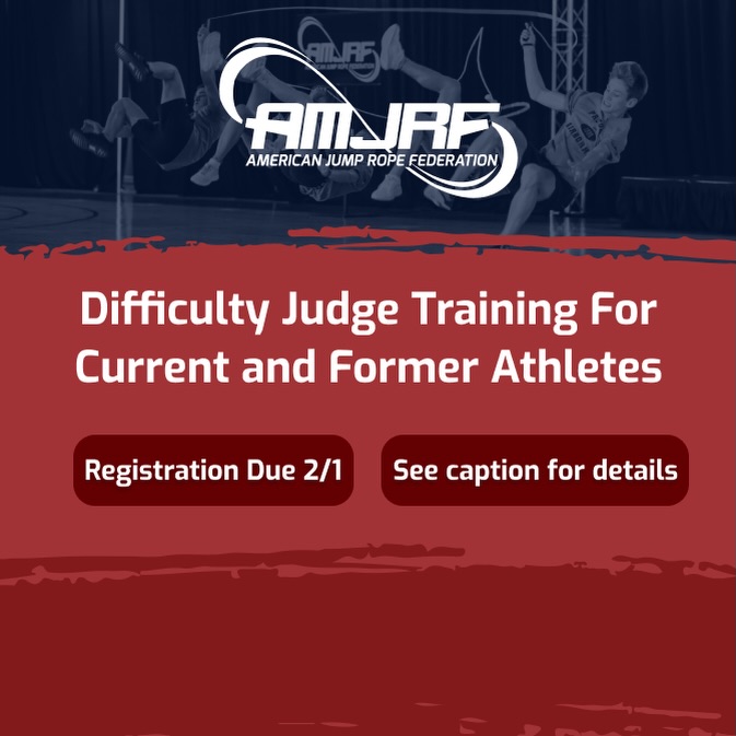 American - AMJRF is excited to announce a new Difficulty Judge Training ...