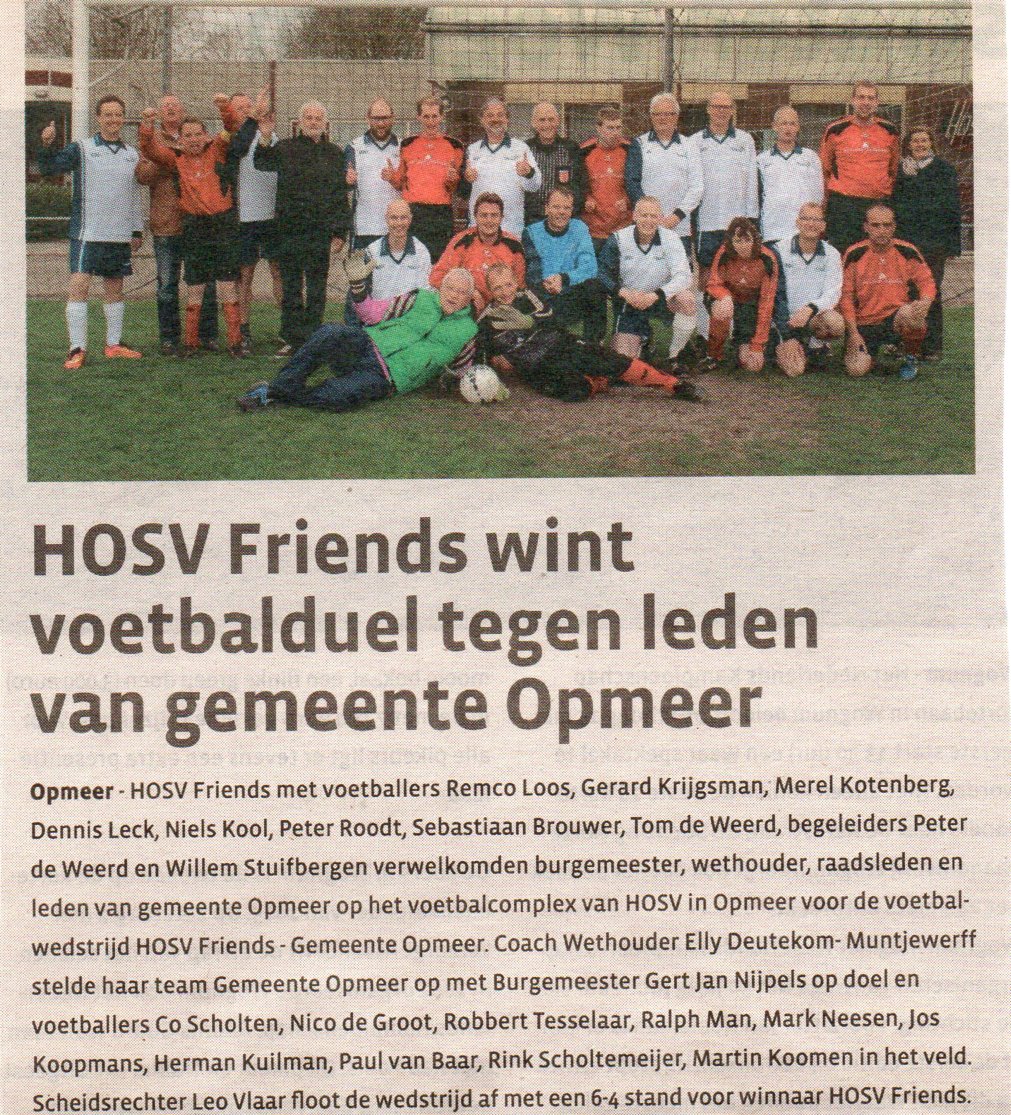 HOSV Friends G-voetbal added a... - HOSV Friends G-voetbal