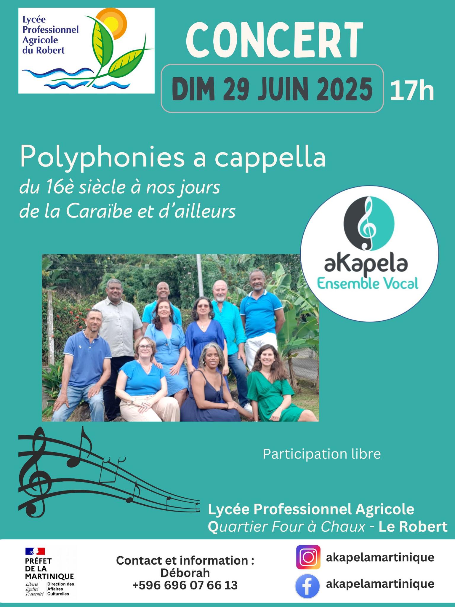 NOTRE PROCHAIN CONCERT : au Lycée... - AKapela Ensemble Vocal | Facebook