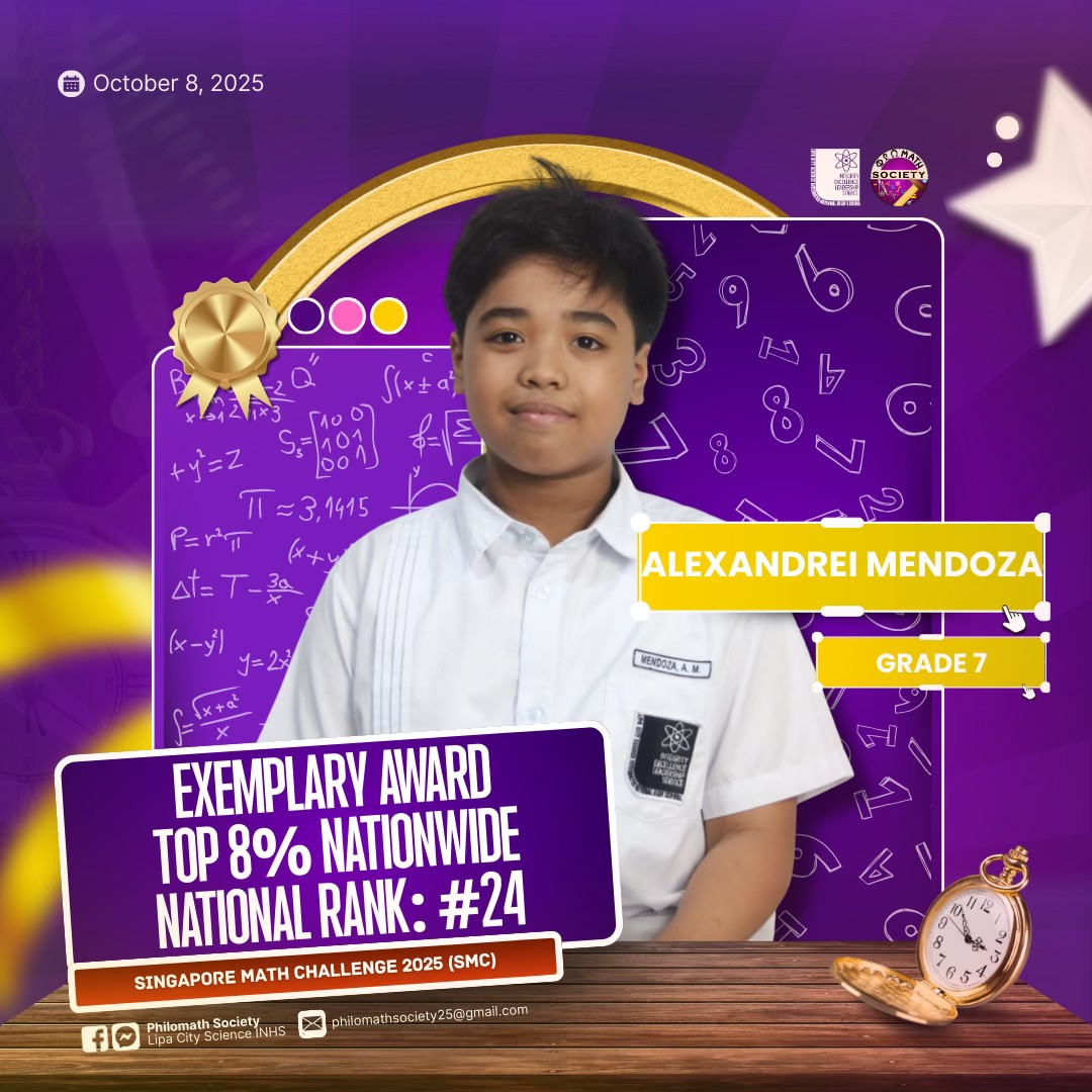 🎉Congratulations to our SINGA Math Challenge (SMC) Winners! 🎉 The ...