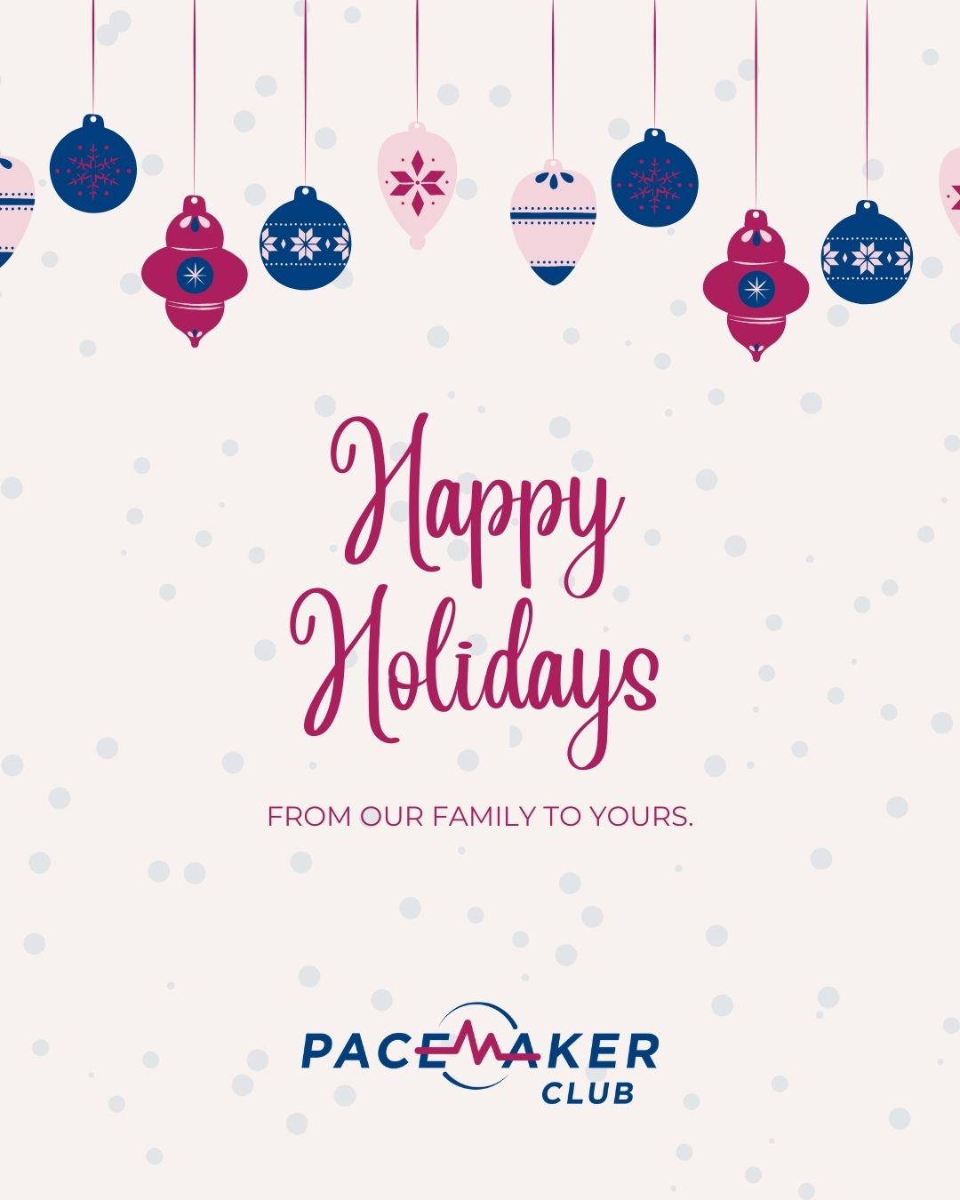 Pacemaker Club - 🎄 Happy Holidays from Pacemaker Club! 🎄... | Facebook