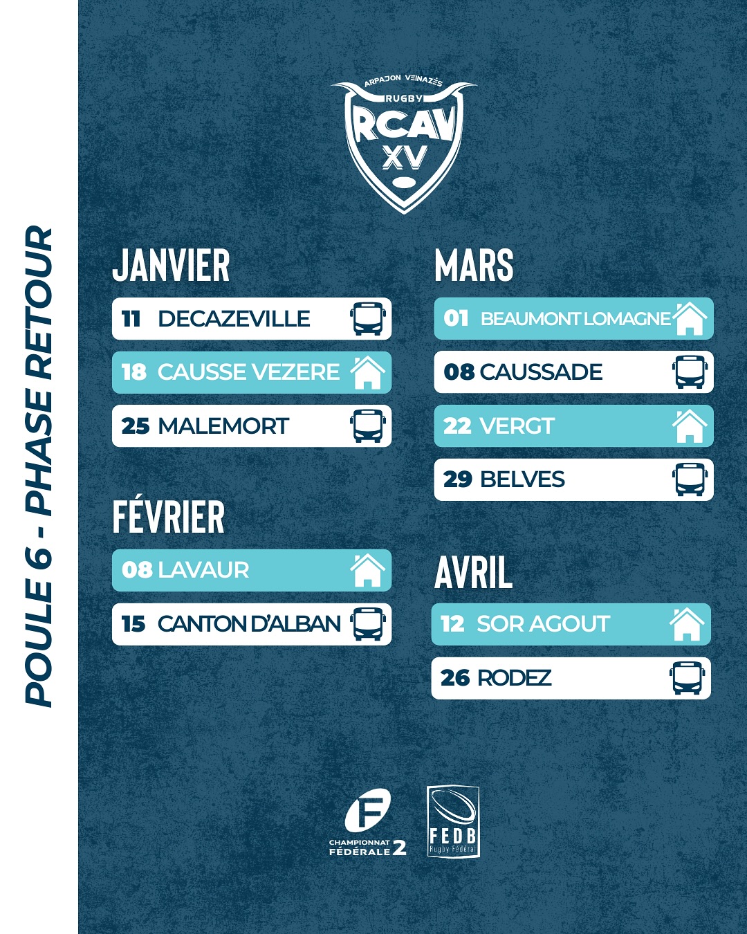Rugby Club Arpajon Veinazès - Vous les attendiez, les articles de la ...