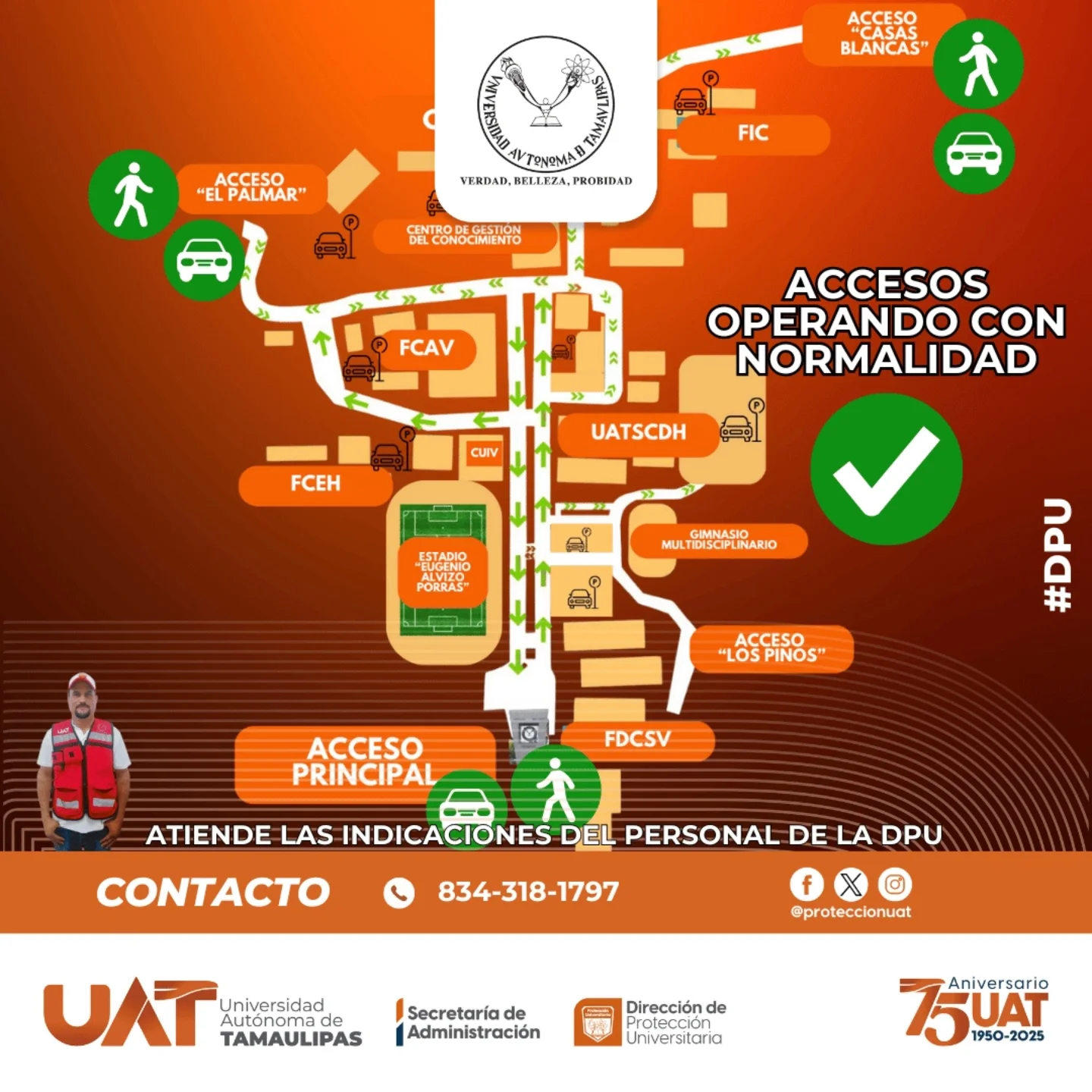 Protección - ⚠️Accesos abiertos . #UAT #DPU #FamiliaUAT | Facebook