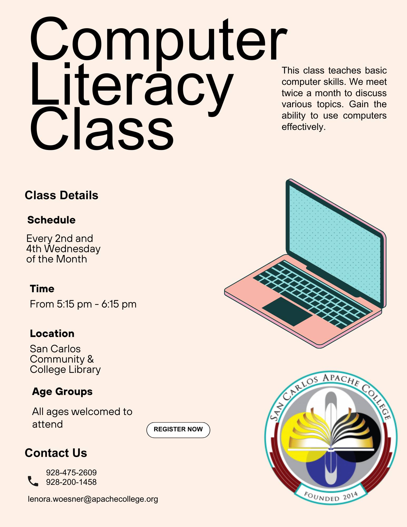 San - REMINDER! Our computer literacy class meets this Wednesday, June ...