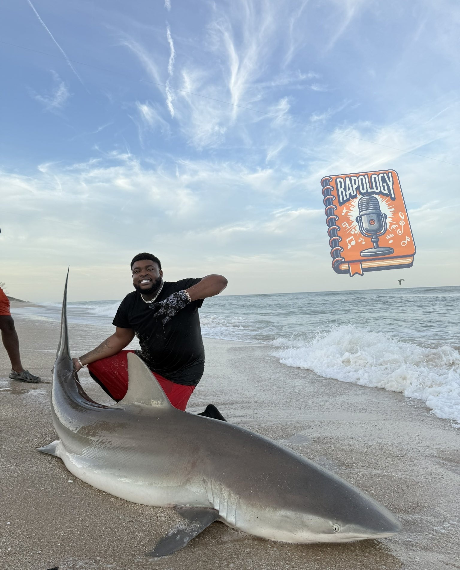 𝐑𝐀𝐏𝐎𝐋𝐎𝐆𝐘 - Florida rapper #BossmanDlow caught a shark while fishing in ...