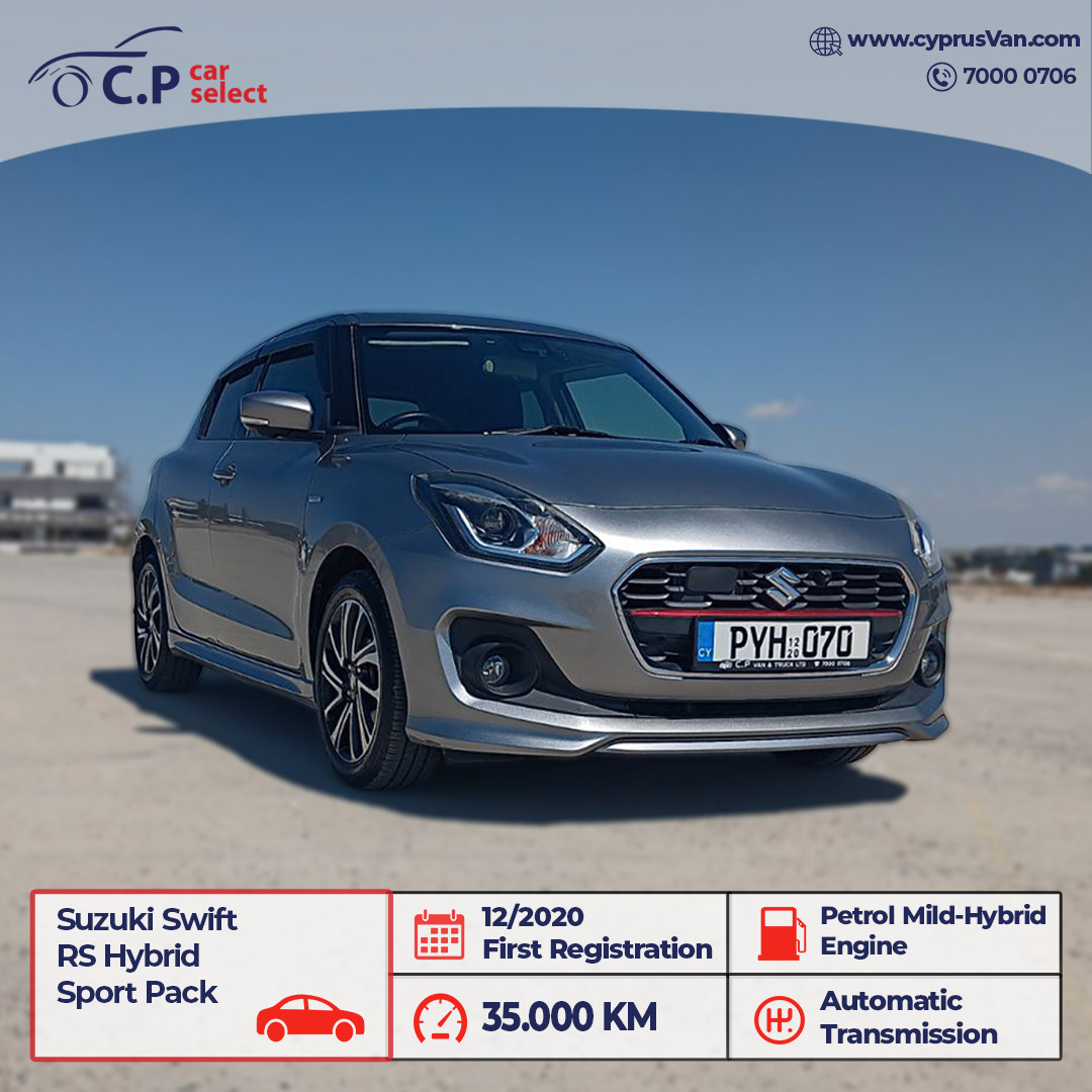 🚗 Suzuki Swift RS Hybrid Sport Pack 📅 12/2020 First Registration