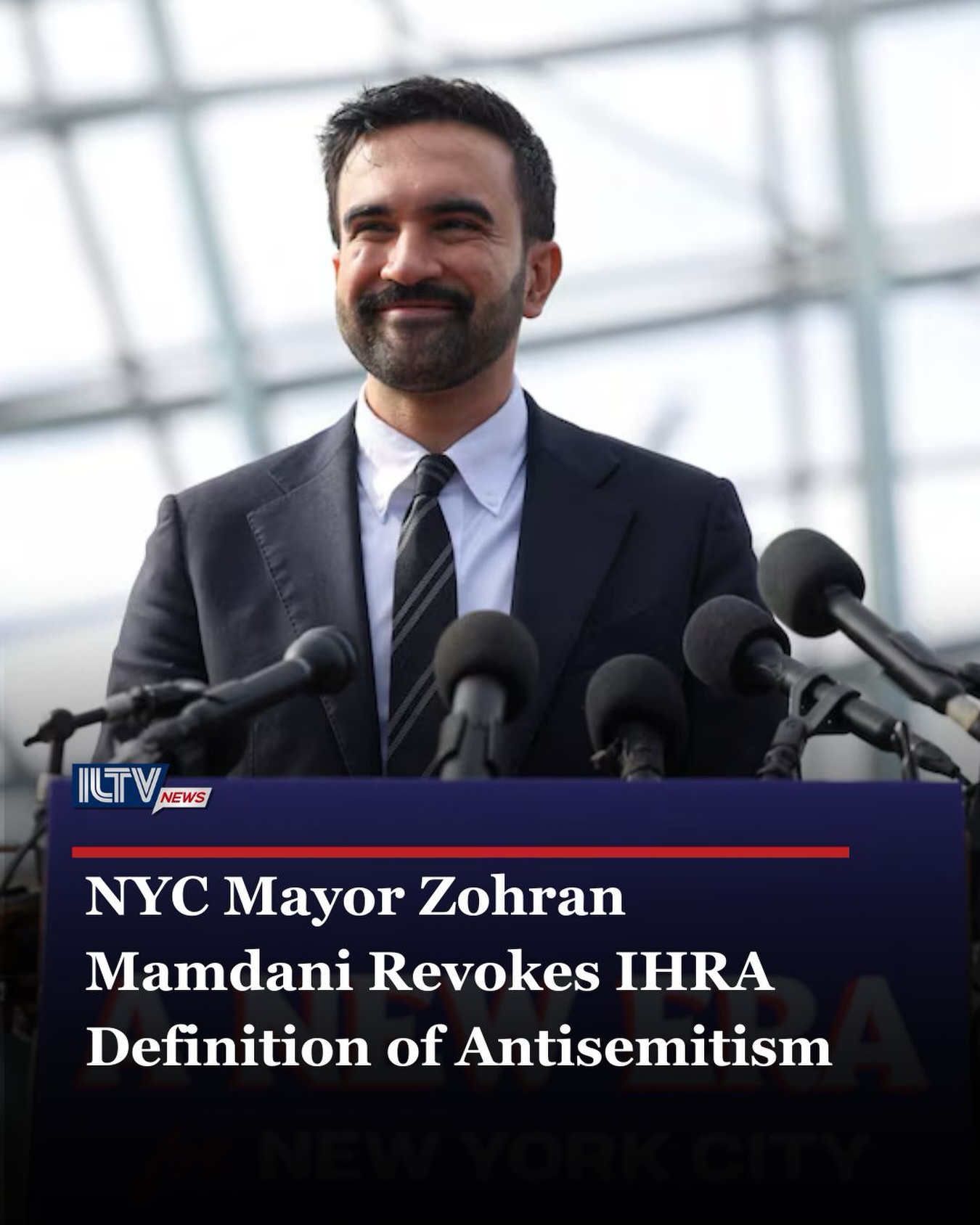 ILTV - New York City Mayor Zohran Mamdani moved on his first day in ...