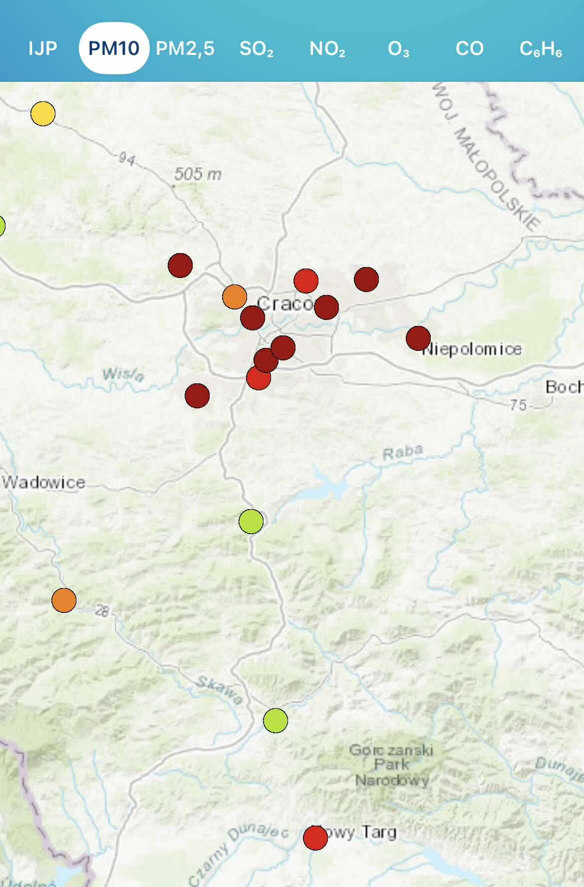 KRAKÓW Z ALERTEM RCB ️ PRAWIE NA... - Krakowski Alarm Smogowy | Facebook