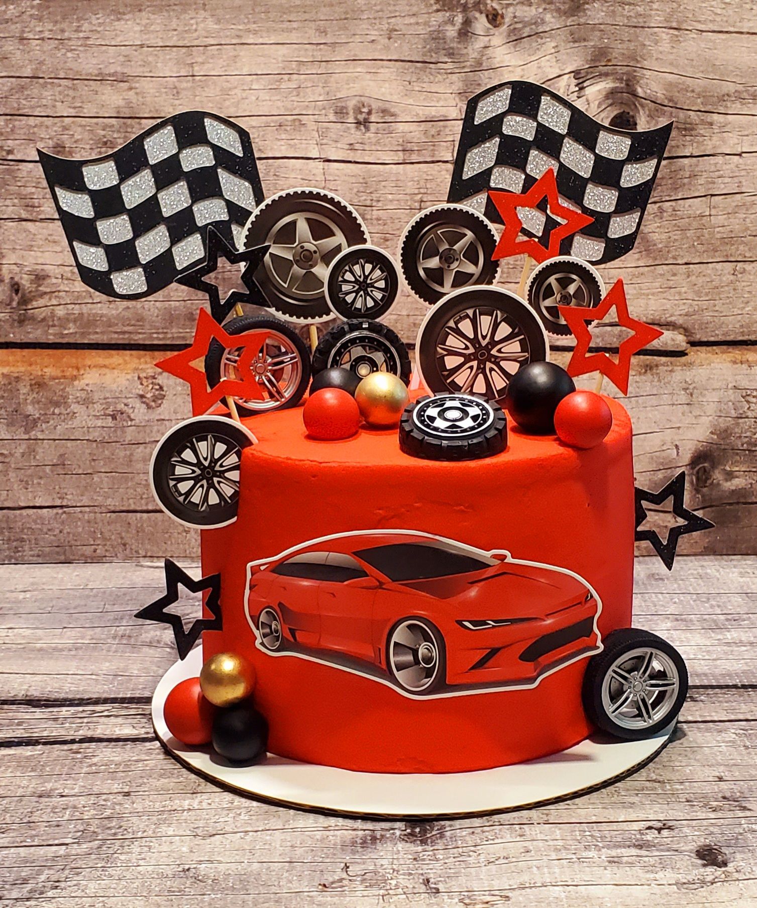 Sweet - 🚘 A race car themed cake for a little speedster's birthday! 🏁 A ...
