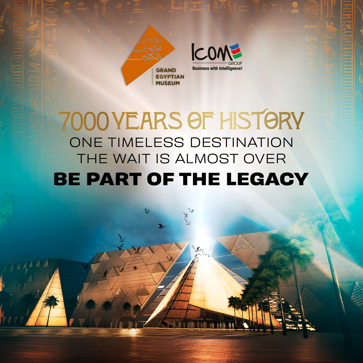 ICOM - From the sands of Giza to the world’s biggest stage... | Facebook