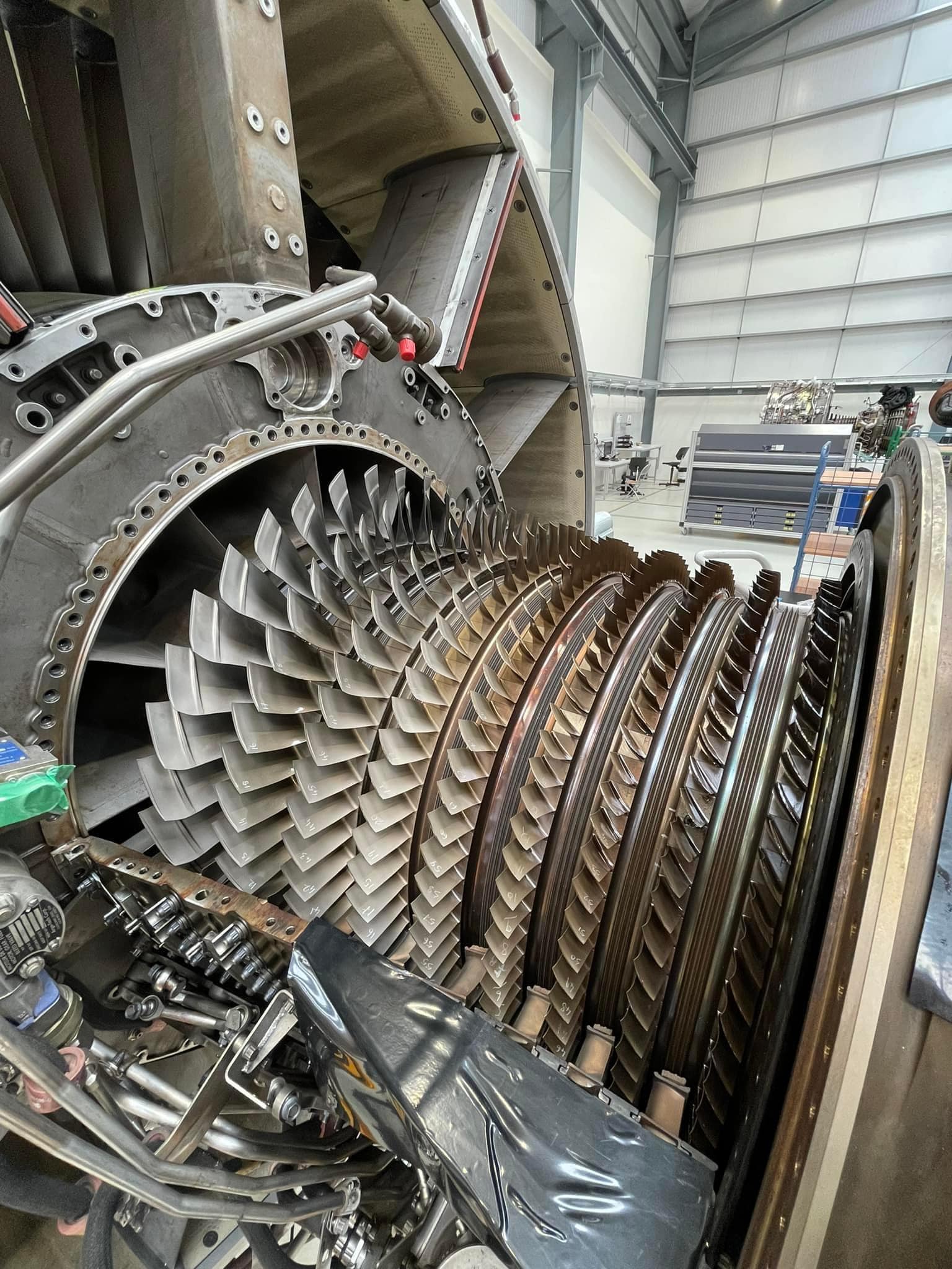 The Aircraft Mechanic - High pressure compressor of CFM jet engine. For ...