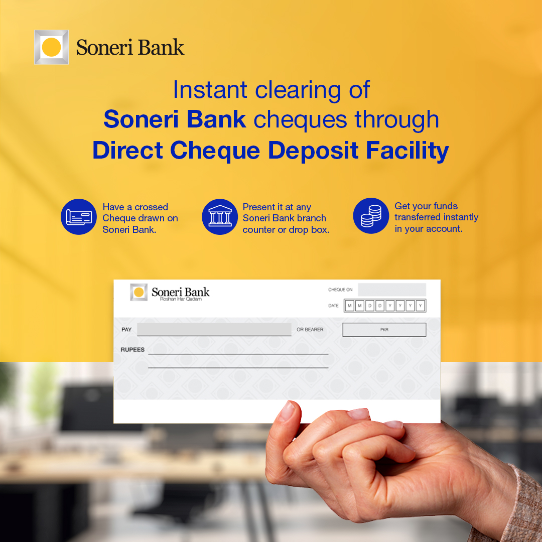 Soneri - Experience rapid cheque clearance by availing the Direct ...