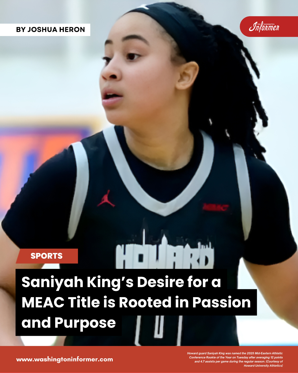 The Washington - Howard University guard Saniyah King aims to win the ...