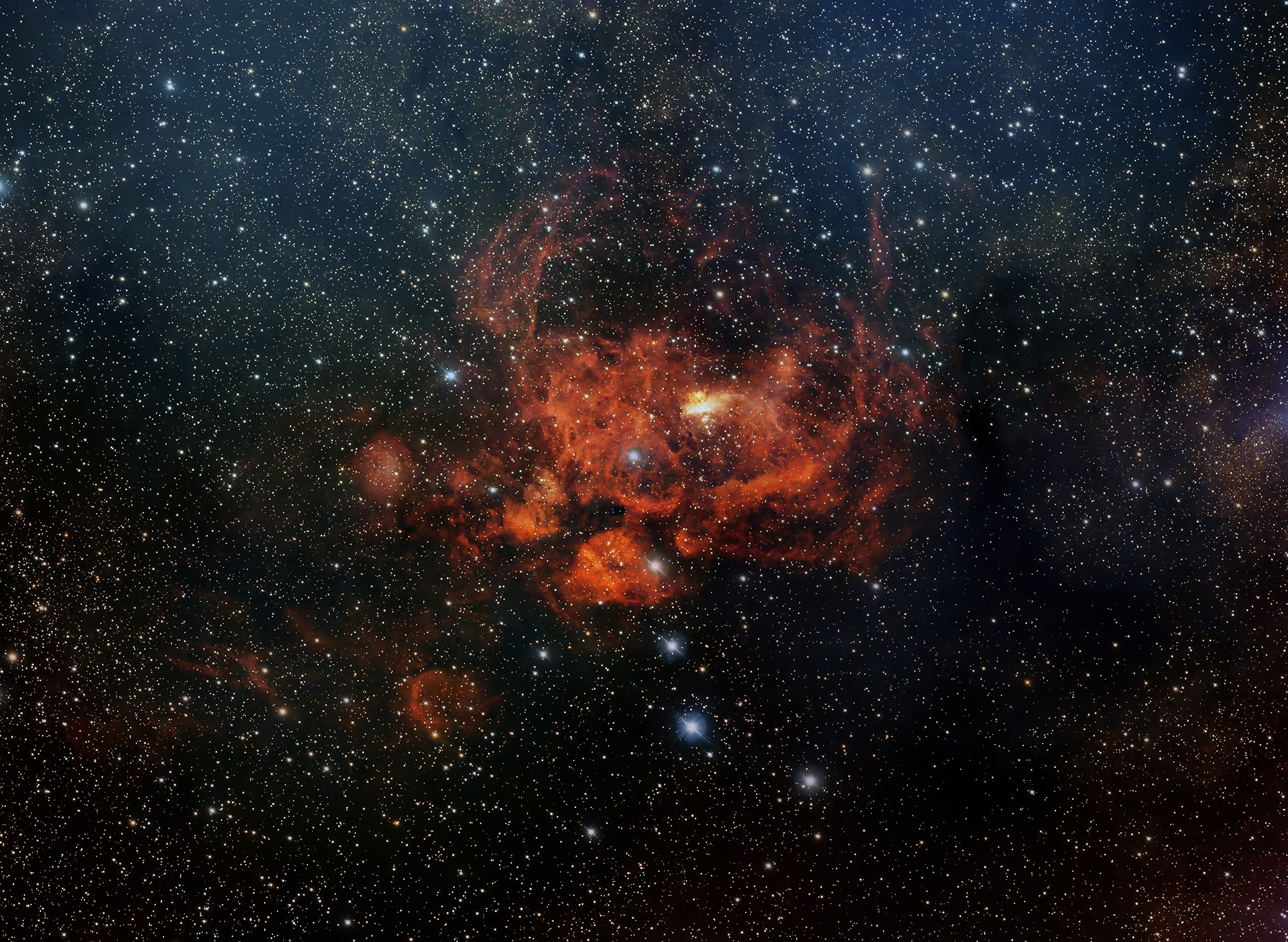 War and Peace Nebula image processing
