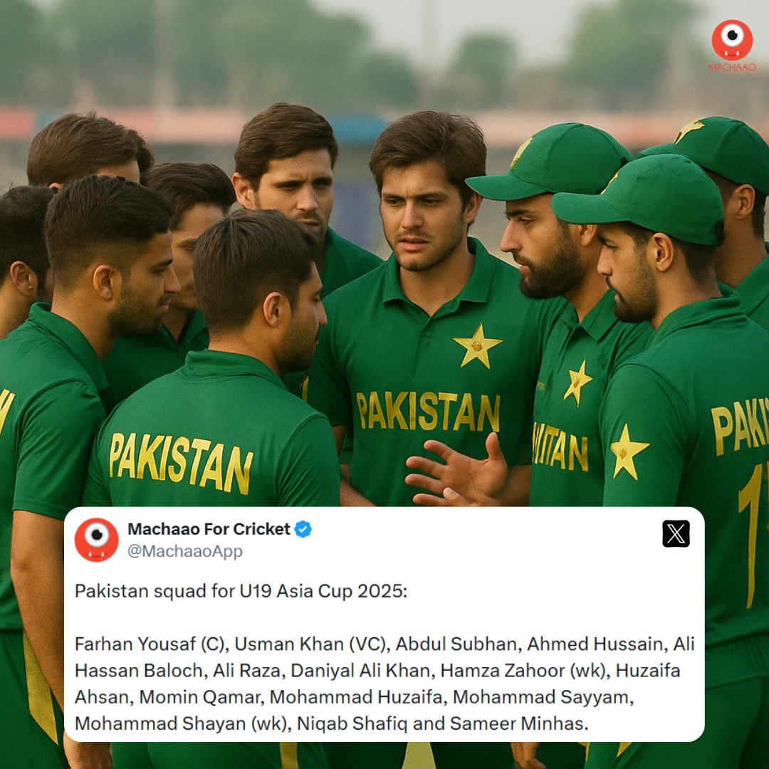Machaao - Another trophy loading for Pakistan in U19 Asia Cup 2025 👀 ...