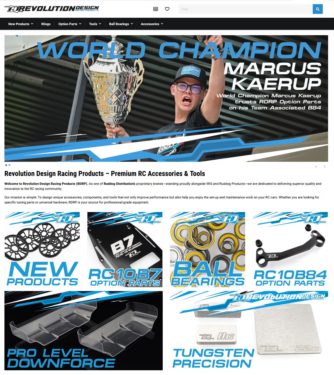REVOLUTION DESIGN RACING PRODUCTS