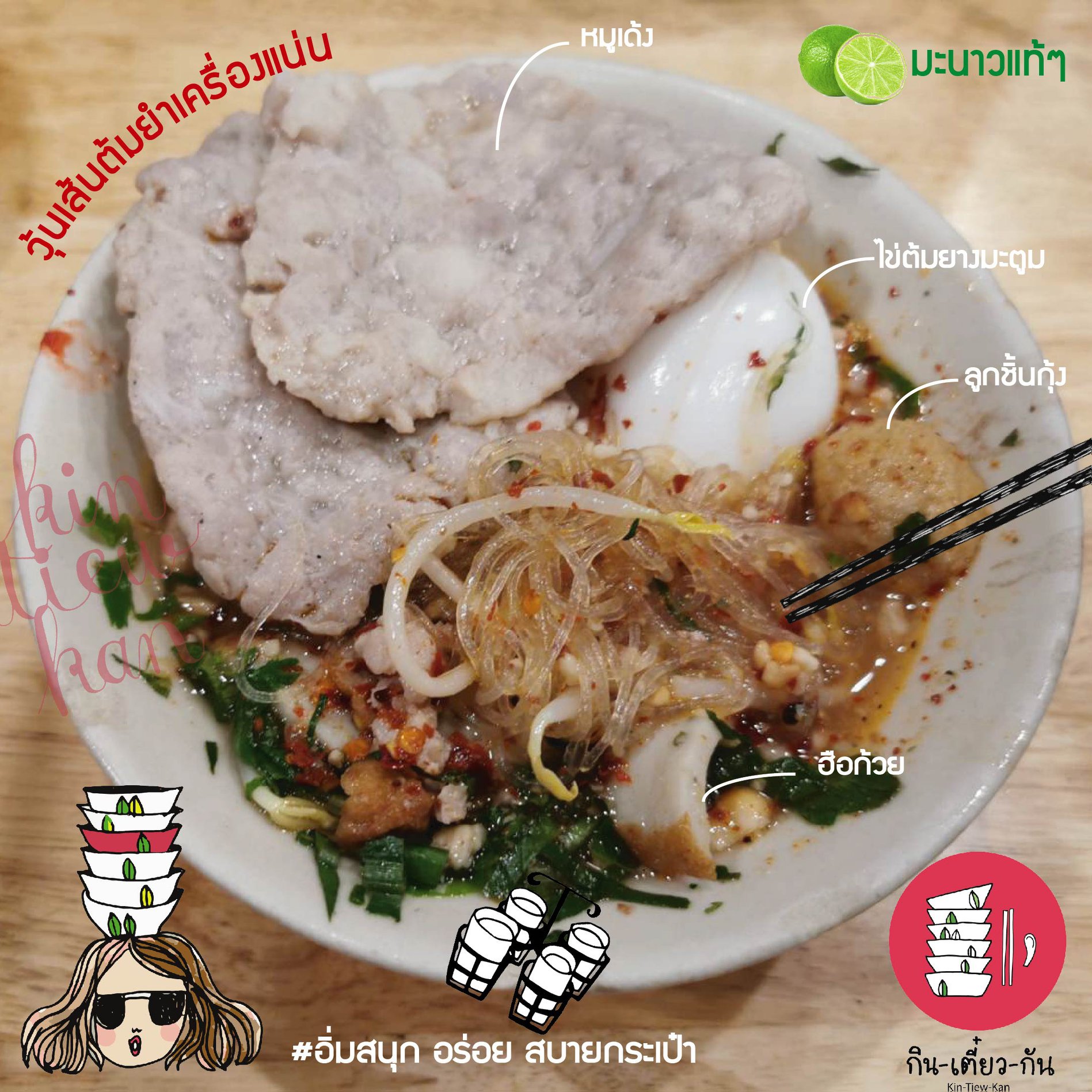 วุ้นเส้นต้มยำจัดเต็ม... - Kin-Tiew-Kan : กินเตี๋ยวกัน Original | Facebook