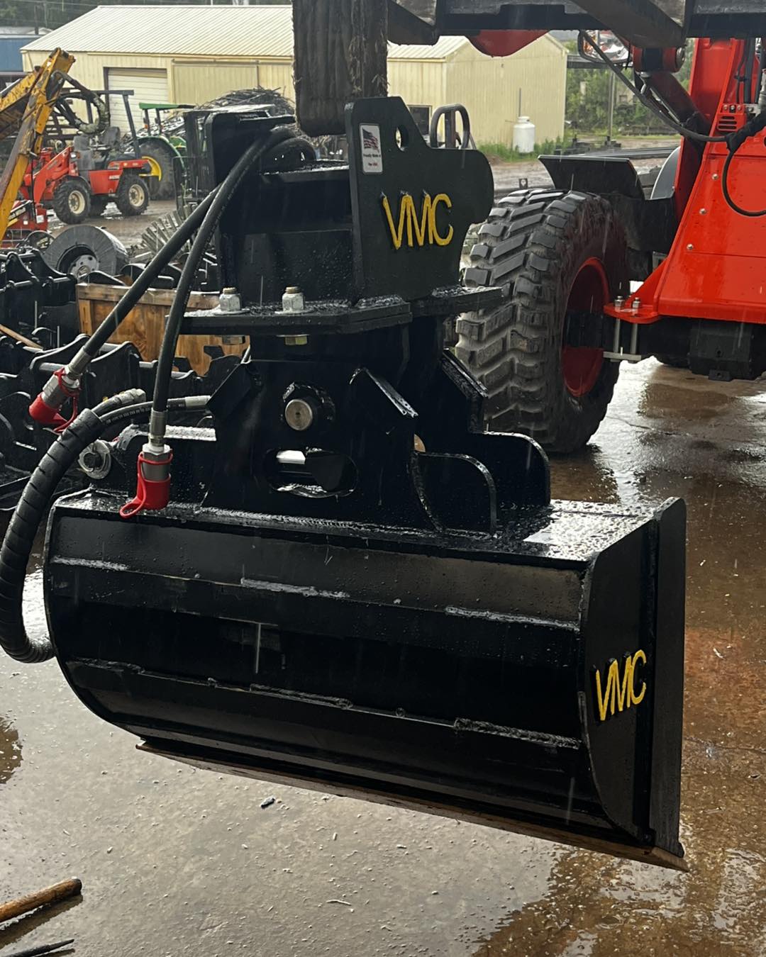 VMC - Another VMC 36” tilt bucket finished for a Bobcat excavator ...