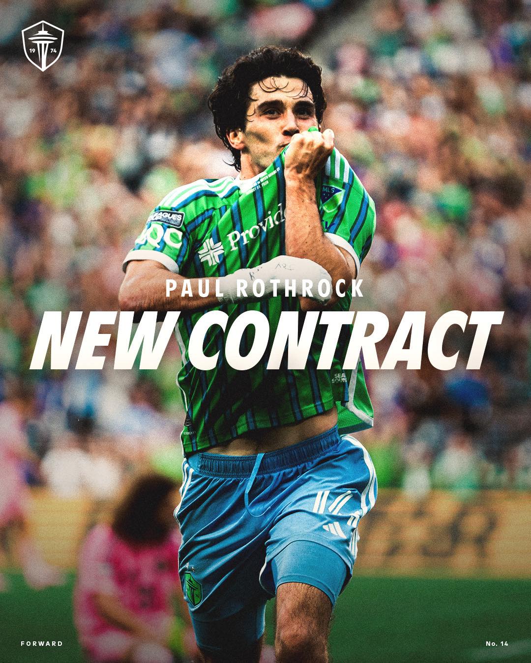 NEWS | Paul Rothrock has signed a... - Seattle Sounders FC | Facebook