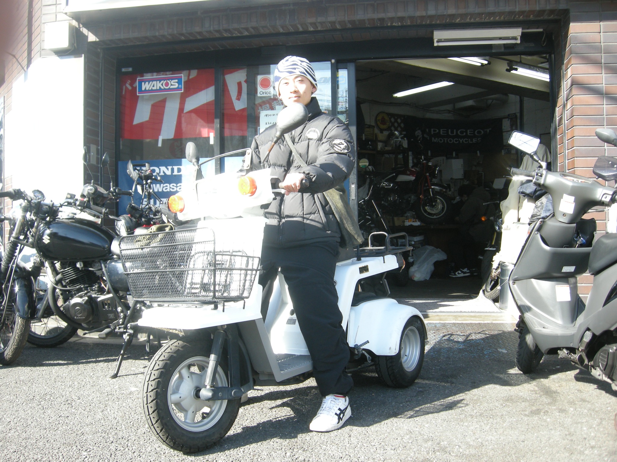 東京都 S様 HONDA ジャイロX PGM-FI 本日は納車に御来店・ご契約頂き 
