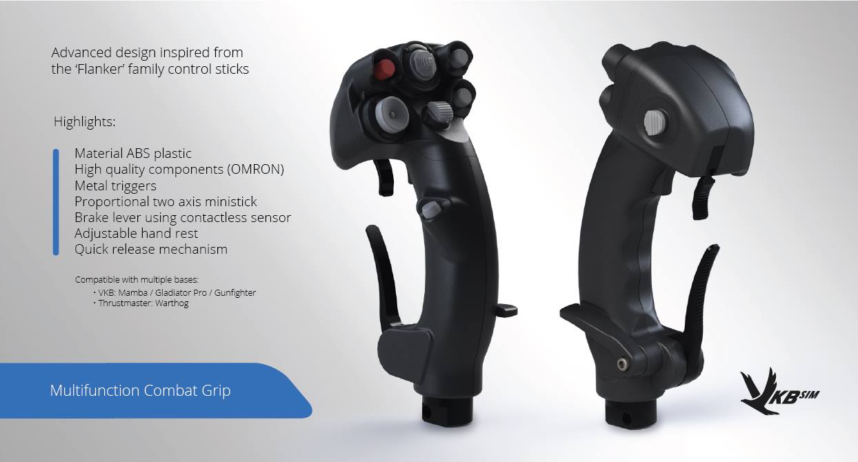 VKBSIM F-14 Grip for Gunfighter Mk.III