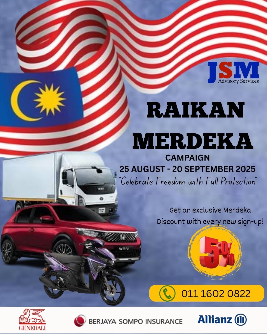 🔥 PROMOSI MERDEKA 2025! 🔥... - JSM Advisory Services Sdn Bhd | Facebook