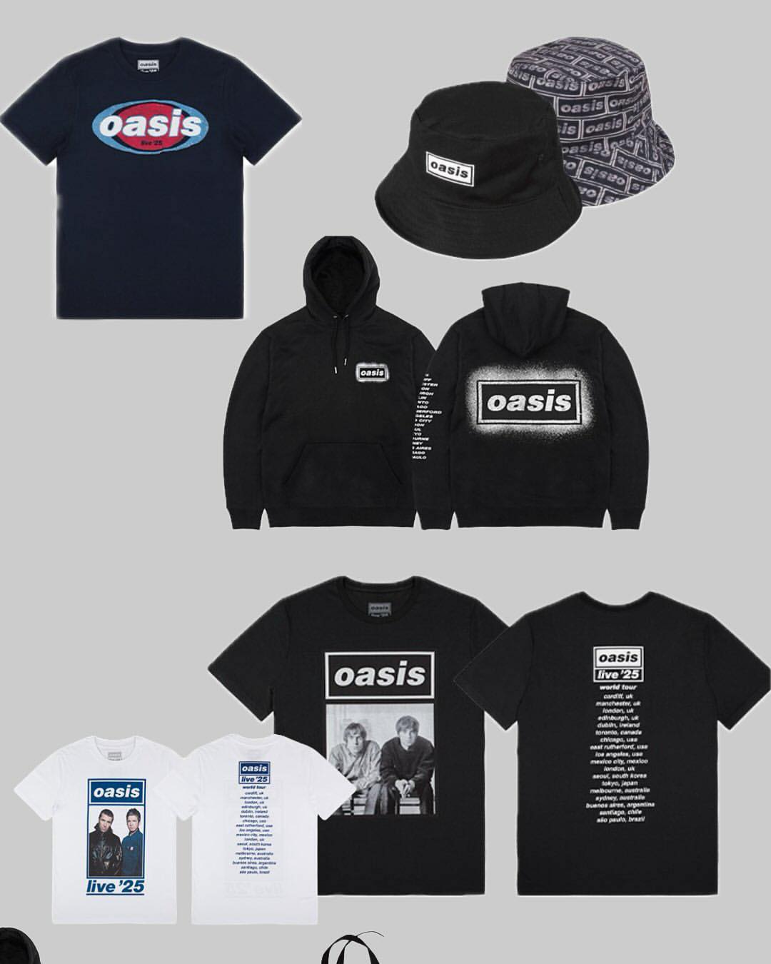 OASIS LIVE '25 MERCH AT THE PRINCIPALITY STADIUM #Oasis25