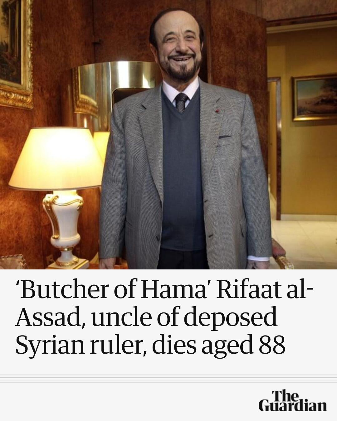 Guardian - Known for role in brutal suppression in the 1980s, the ...