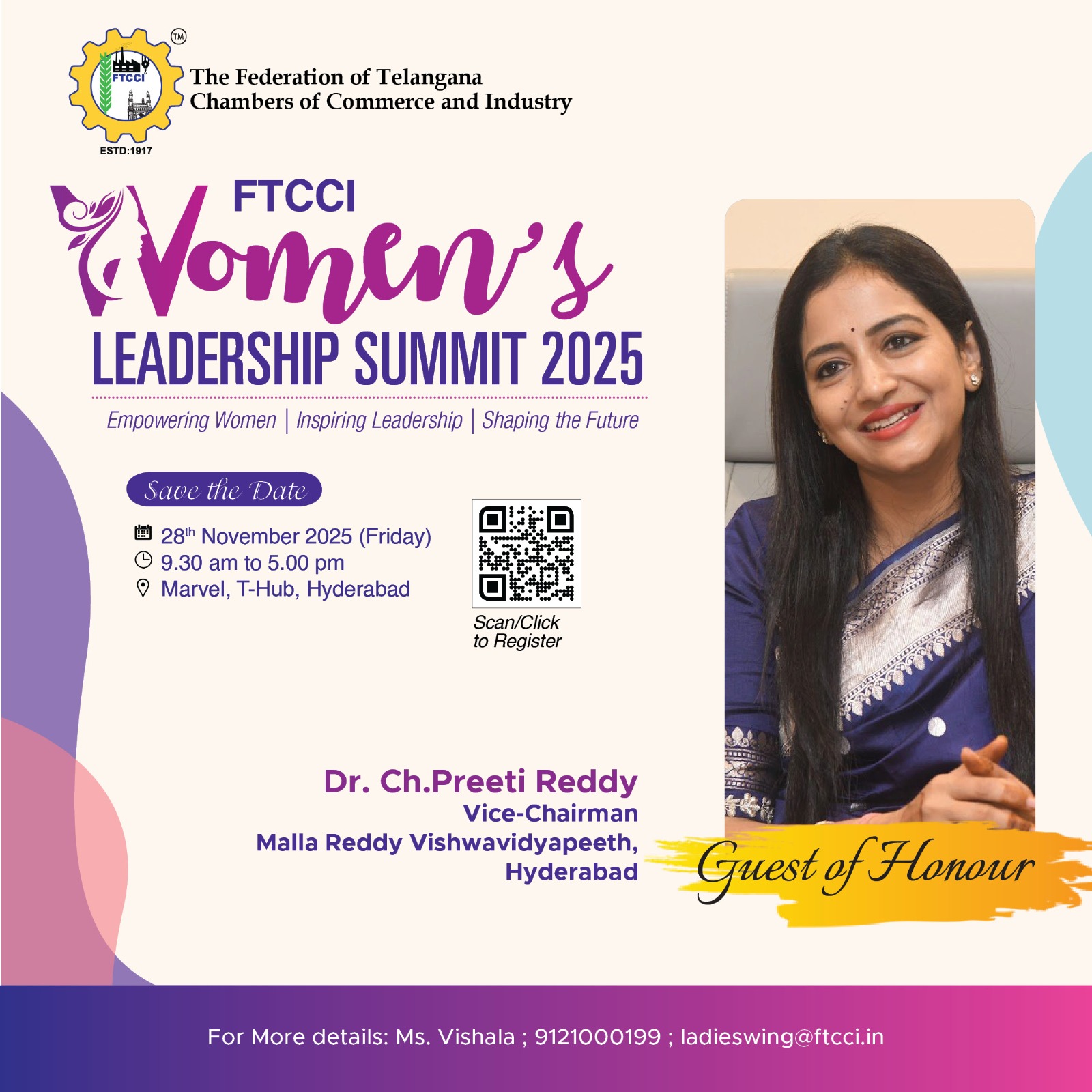 The Federation - We’re delighted to welcome Dr. Ch. Preeti Reddy, Vice ...