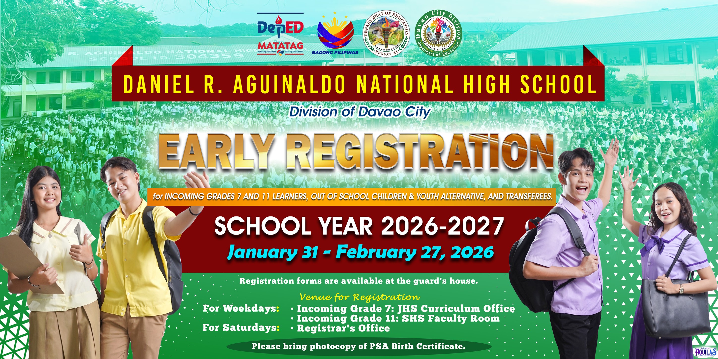 Daniel R. Aguinaldo National High School - Senior High School - DRANHS ...