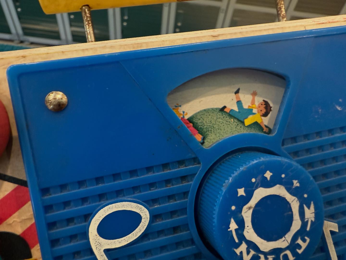 60's vintage「FISHER PRICE」ピーカブー TV オルゴール Fisher Price
