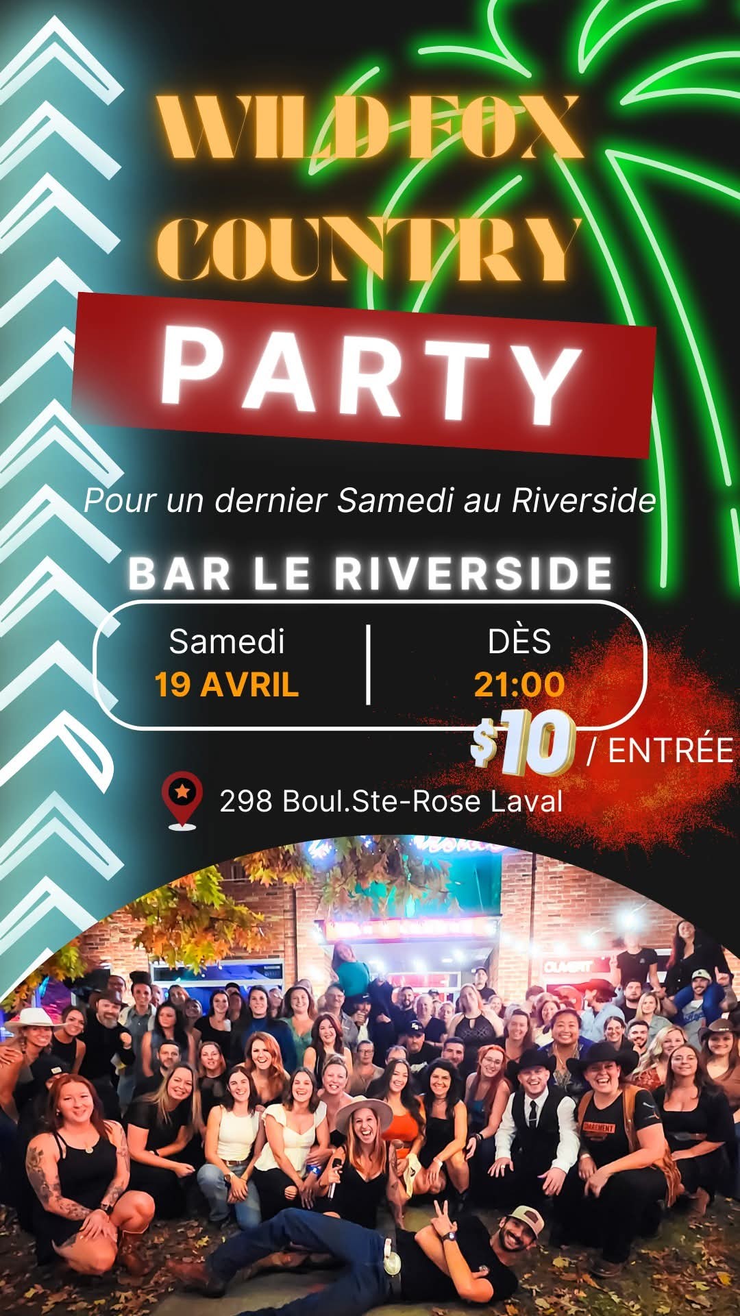 Dernier Party Country au Riverside