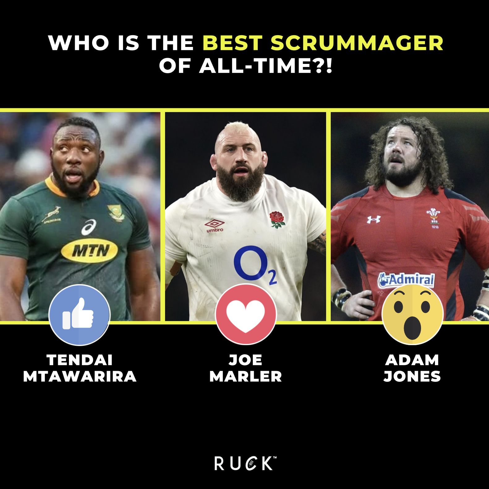 Ruck.co.uk - The best scrummager of all-time is...👀 | Facebook