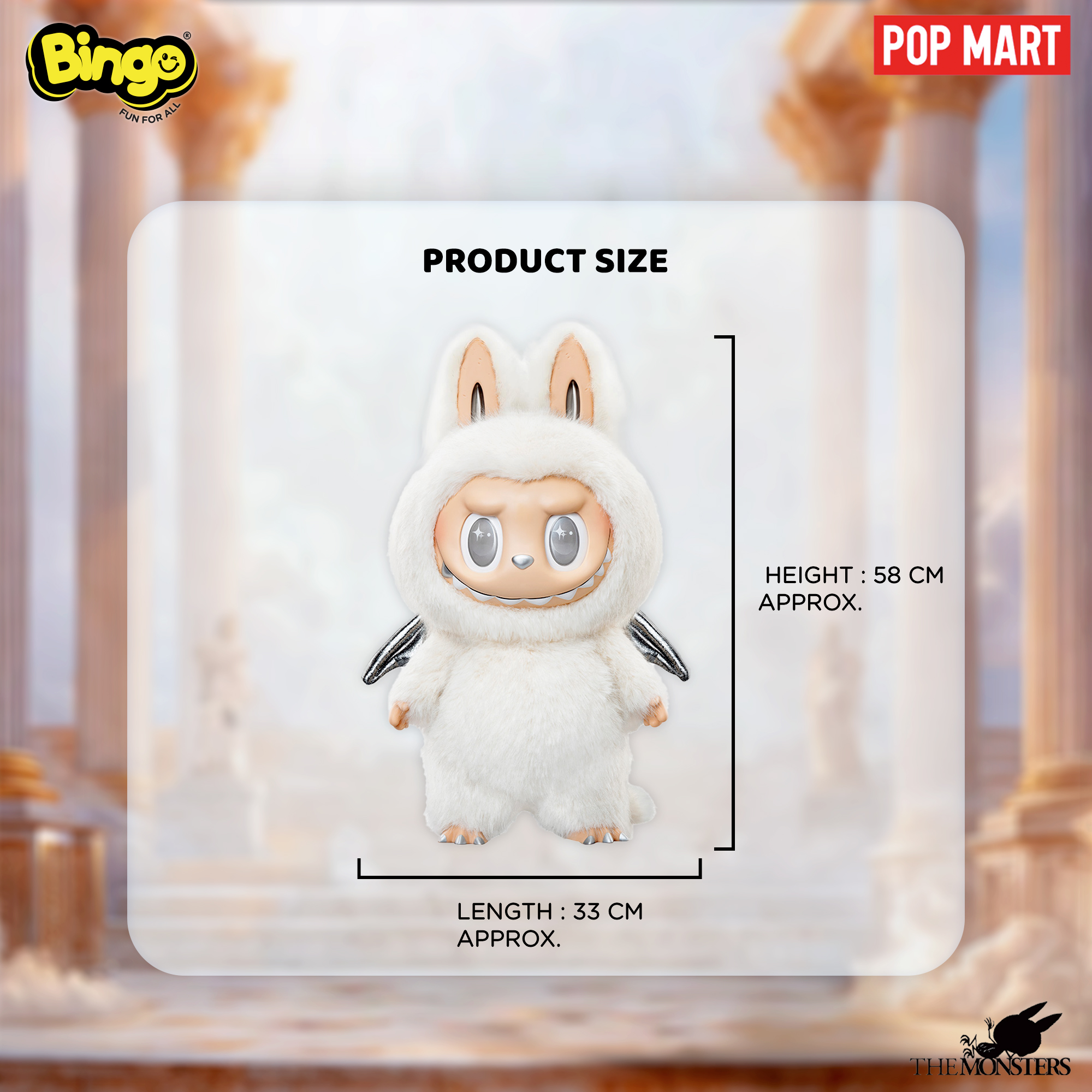 A dreamy fusion of elegance and whimsy🪽 Pop Mart's Labubu Zimomo