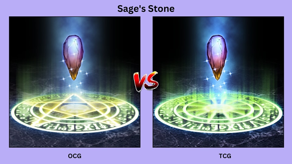 OCG vs TCG Artwork Comparison 😏 #ygo #fypシ #遊戯王 #yugiohcards