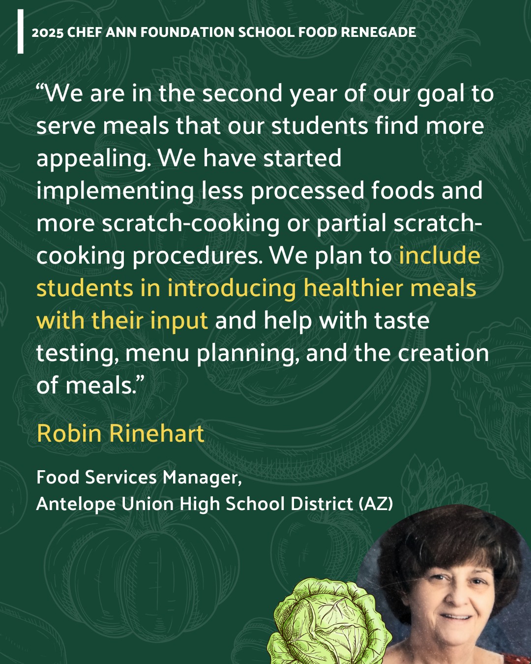 This #National School Lunch Week,... - Chef Ann Foundation | Facebook
