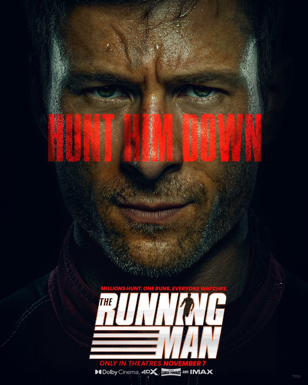 The Running Man Japanese release poster