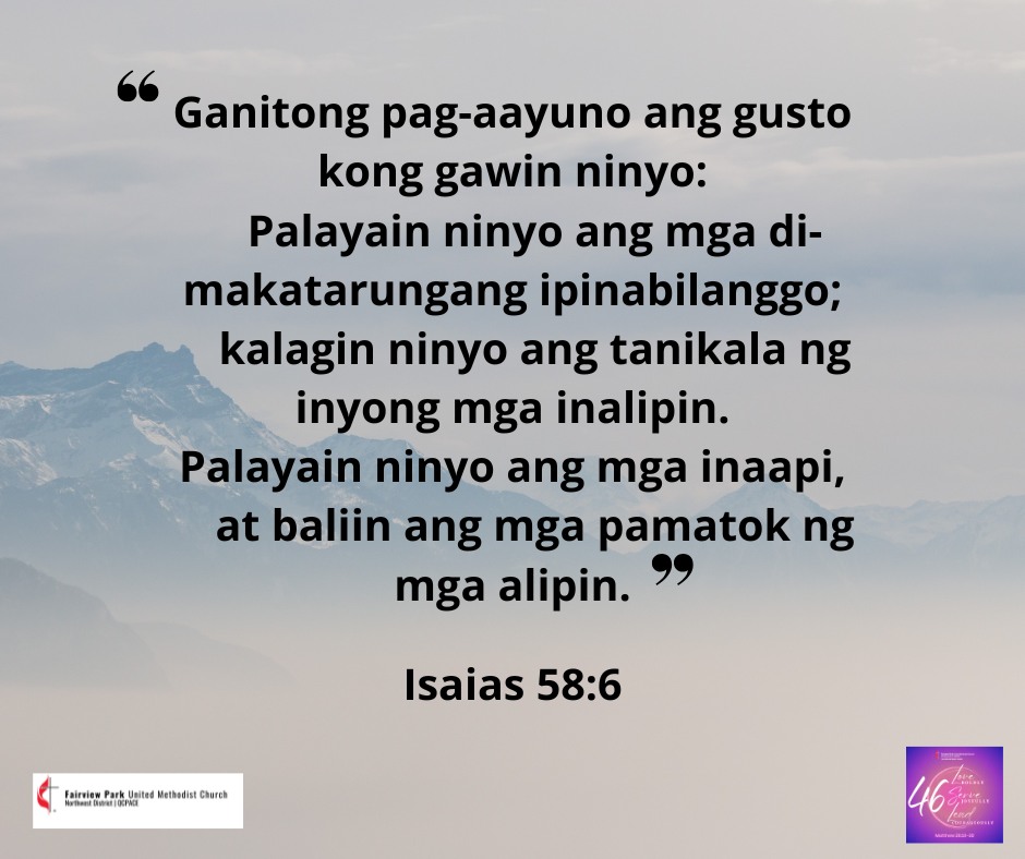 Ang tunay na... - Fairview Park United Methodist Church | Facebook
