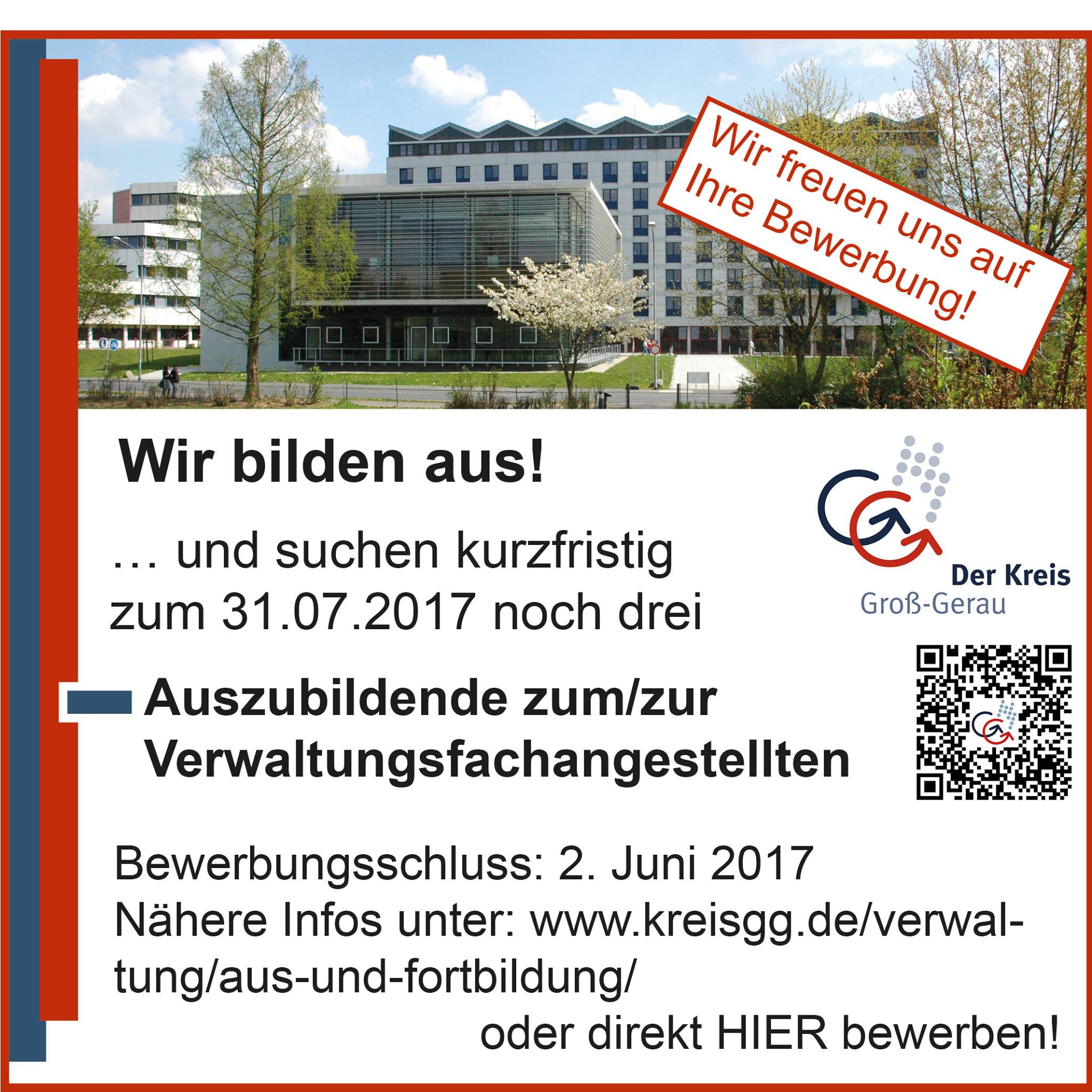Wir Bilden Aus Und Suchen Kurzfristig Kreisverwaltung Gross