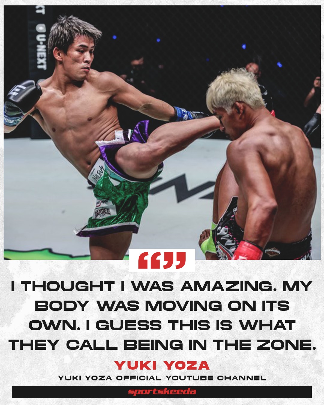 Sportskeeda - 🌊Yuki Yoza activated his flow state. #Kickboxing # ...