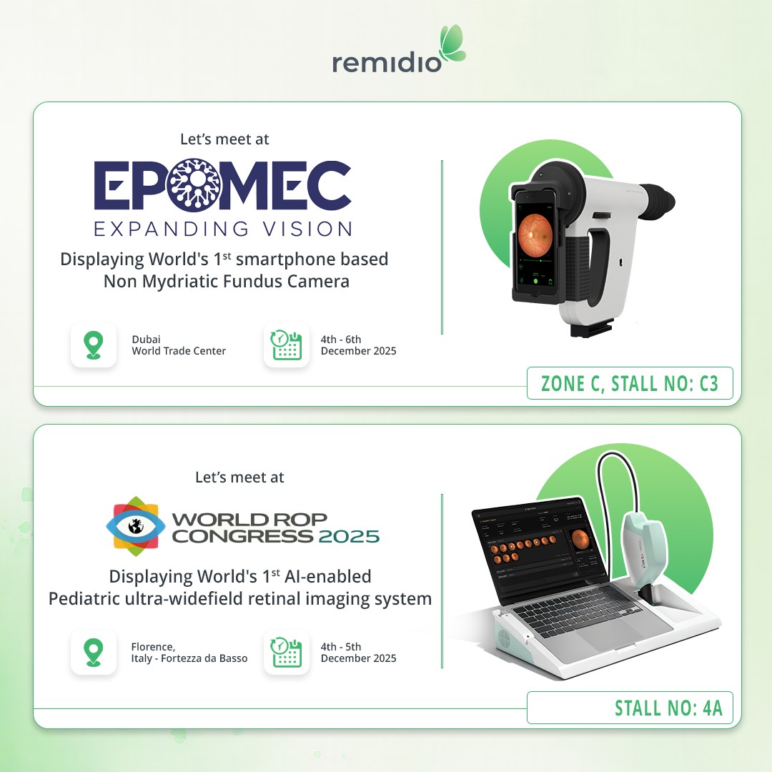 Remidio - We're excited to be showcasing two technologies setting new ...