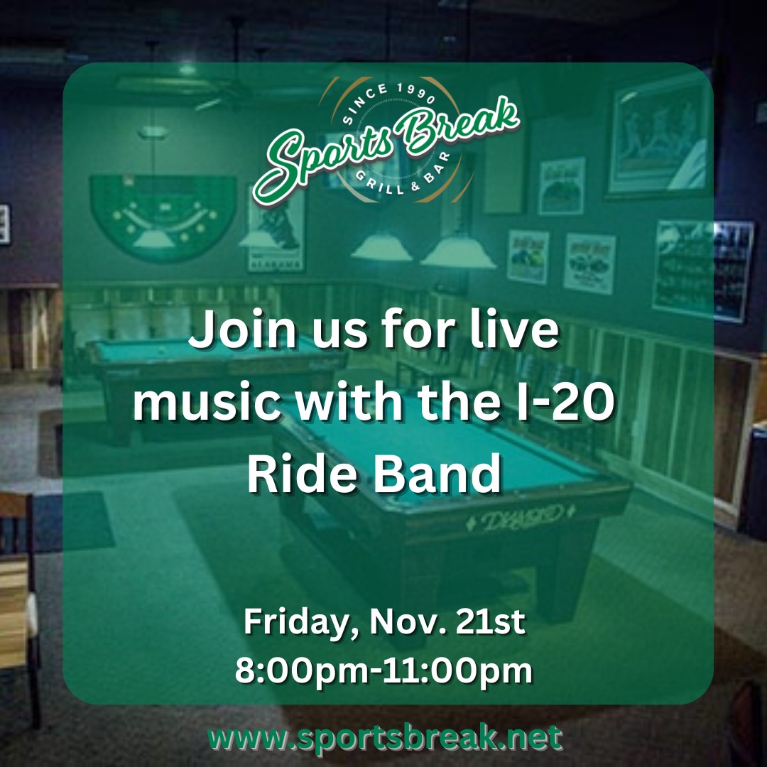 Sports Break - Mark your calendars for more live music... | Facebook