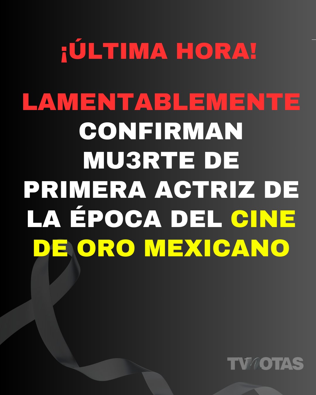 TVNotas - ¡DESCANSE EN PAZ! 🕊️ https://bit.ly/3M4gQyz | Facebook