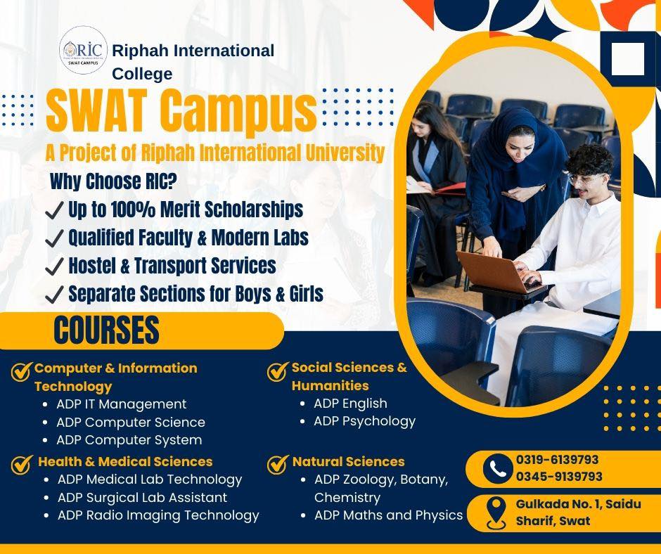 Riphah International College Swat Campus