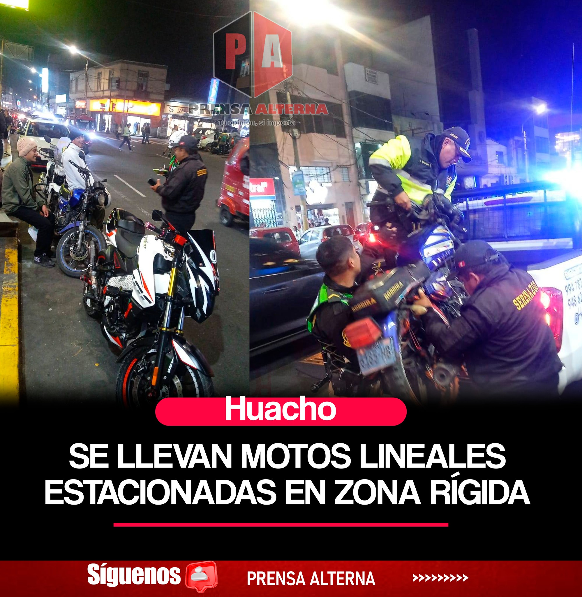 Prensa - 🚨 ¡Intervención en zona rígida! La Municipalidad Provincial de ...