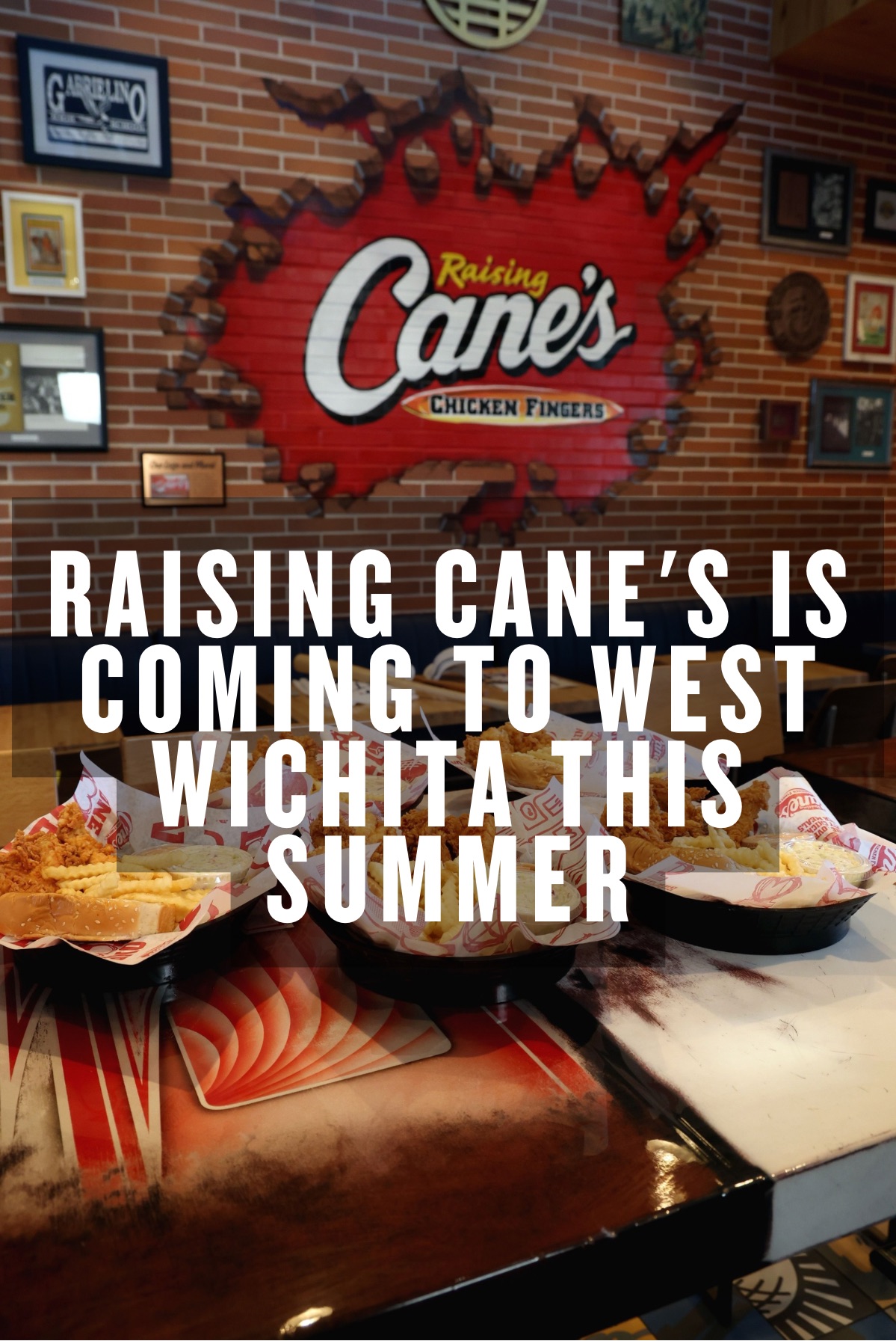 KNSS - Raising Cane's confirms its first #Wichita location is on track ...