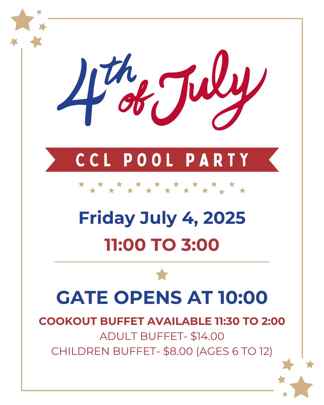 🎆 Celebrate the 4th of July... - Country Club of Lexington | Facebook