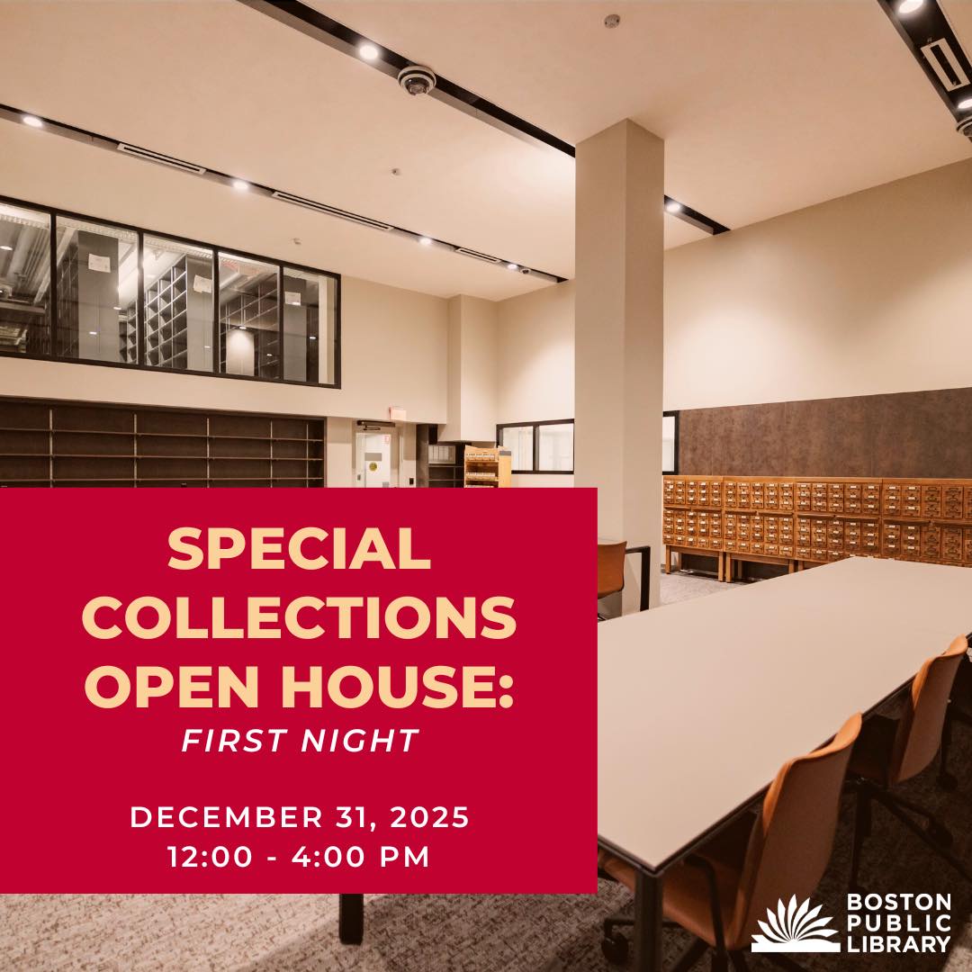 Join us on Wednesday, December 31... - Boston Public Library | Facebook