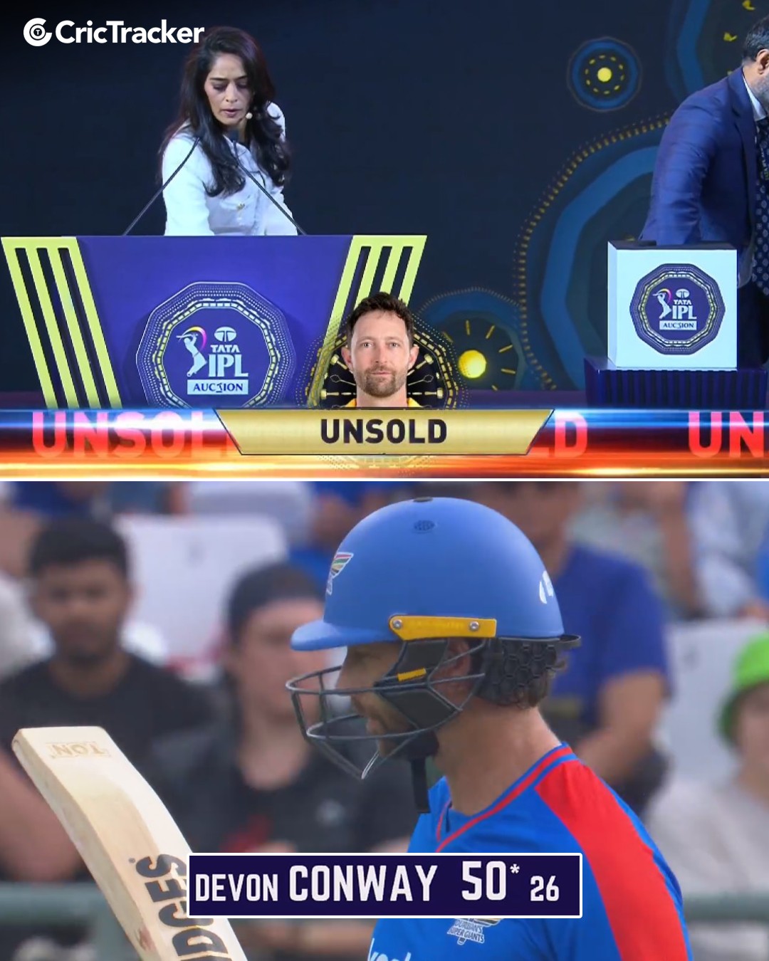 CricTracker - Devon Conway, who went unsold in the IPL... | Facebook